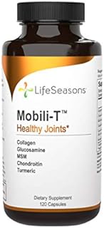 LifeSeasons - Mobili-T - Joint Pain Relief Supplement - Increase Range of Motion - Support Joint Tissue - Healthy Knee and Back Support - Contains MSM, Collagen, Chondroitin - 120 Capsules