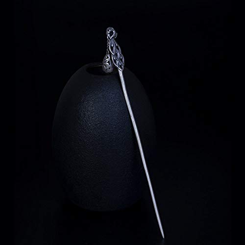 Bâton à cheveux phénix avec pompon, le cadeau antique idéal - 5