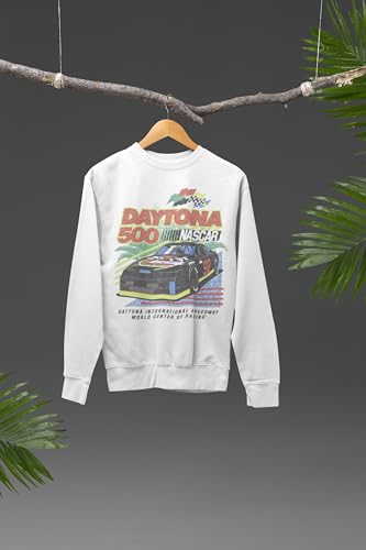 Isaac Morris Limited Nascar Vintage Daytona 500 Men’s and Women’s Long Sleeve Crewneck Sweatshirt2