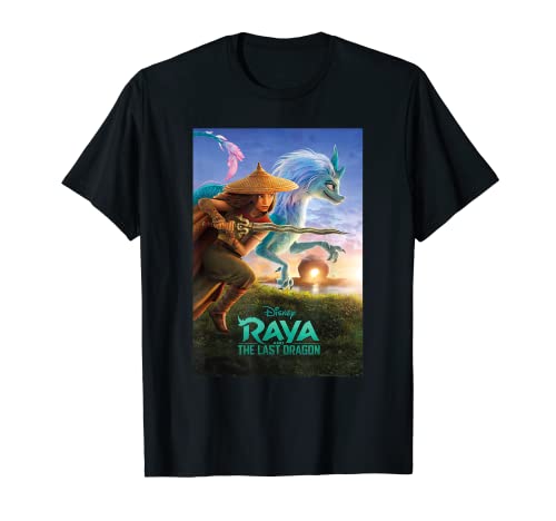Official Disney Merchandise Disney Raya and the Last Dragon Movie Poster Maglietta