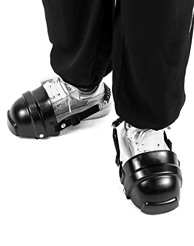 Image of QWORK Metatarsal Toe Guard Protectors, 2 Pairs Plastic Unisex Toe Shoes, Lightweight Foot Shield, Safety Footwear Metatarsal Guardsfor Warehouse, Factory & Site Visits