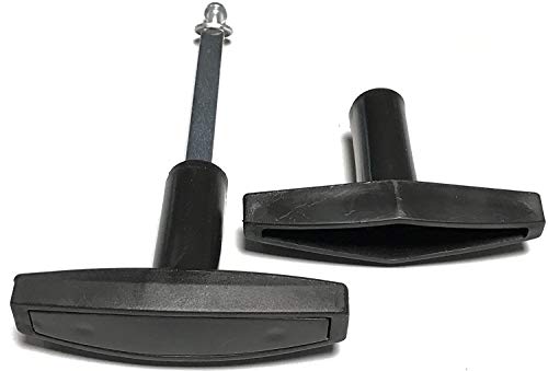 CZAIKA AM515BM09 Torgriffgarnitur für Garagentor Garagentorgriff Nuss 9mm Cover