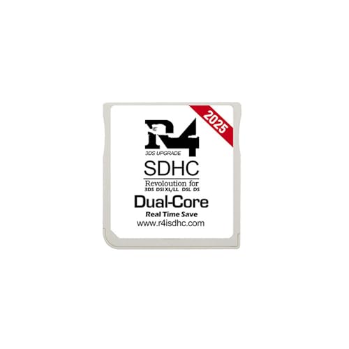 Tarjeta de juego adaptadora para 3 DS D SL XL/LL 2025 R 4 SD-HC, tarjeta de memoria digital, accesorios para juegos portátiles (blanco)