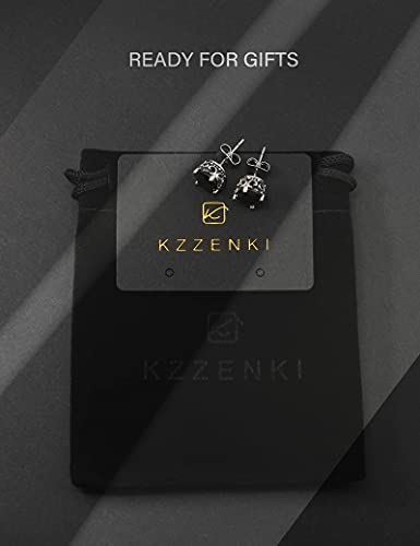 Black Earrings For Men, Hypoallergenic Stainless Steel Black Stud Earrings For Women Black Diamond Earrings Cool Male Earrings #TOP5