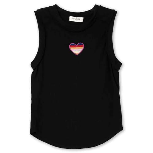 Image of Speechless Girls' Sleeveless Rib Knit Embellished Tank Top