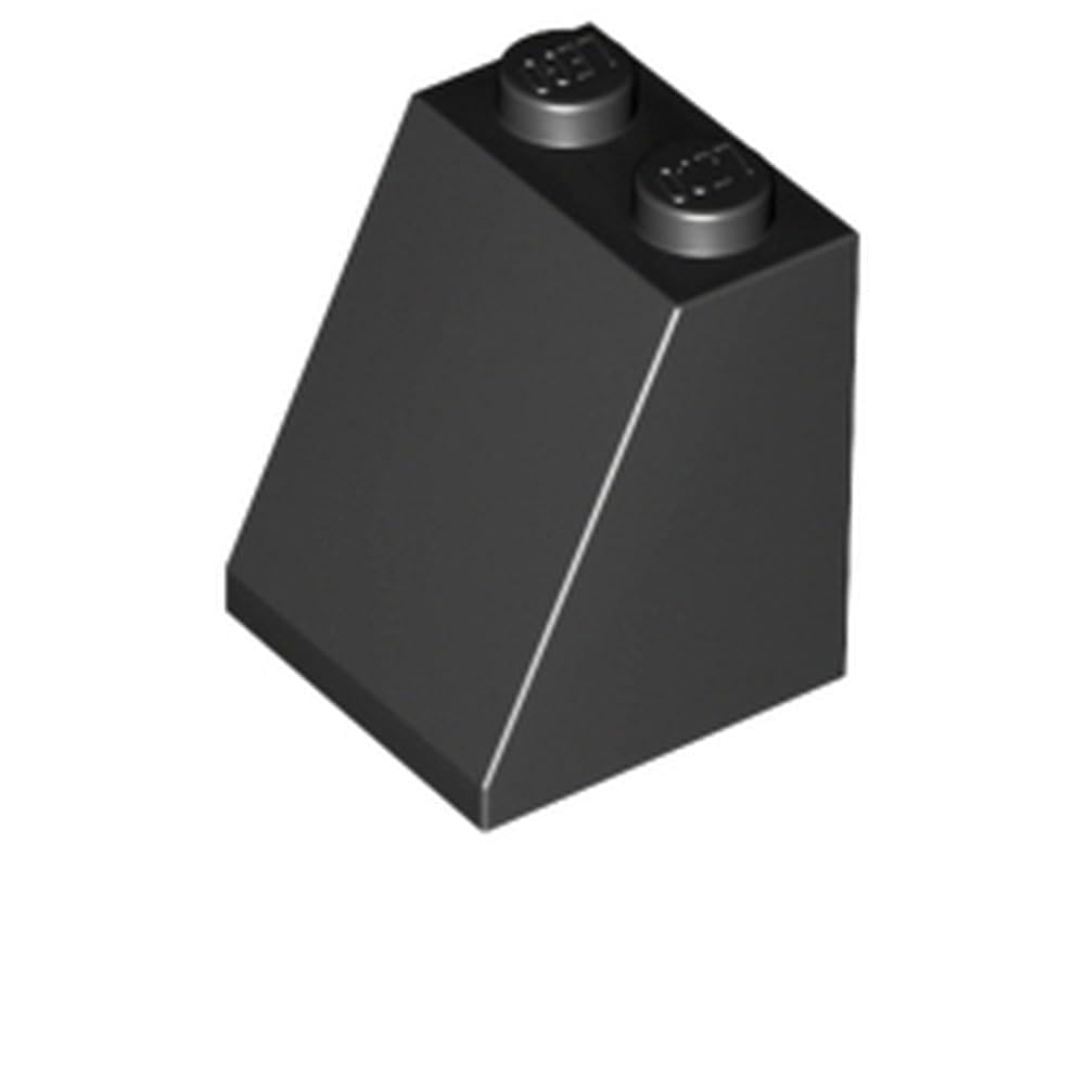 LEGO Slope 65 2 x 2 x 2 with Bottom Tube, Part 3678b, Choose Your Colour, Part 3678b, Choose Your Colour (Black, 2, count)