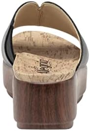 Alegria Women's Triniti Leather Platform Wedge Sandal Black Butter 9 M US | Image 2
