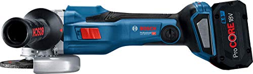 Bosch Professional BITURBO Akku-Winkelschleifer GWS 18V-15 SC (Scheiben-Ø 125 mm, Connectivity-Modul, inkl. 2 x 5.5 Ah ProCORE18V Akkus + Ladegerät, in L-BOXX 136) – Bild 3