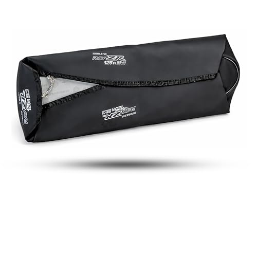 Image of Prime Quality Lether Finish Seat Cover Black with Meter Seat Cover Compatible with Yamahe Ray ZR 125 New Model 2025