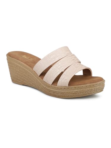 INC.5 Women Chikoo Open Toe Wedges Heels (B0CKM36RH1) Amazon Price History, Amazon Price Tracker