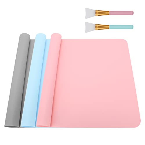 Silikonmatte 60x40cm Bastelunterlage - Malunterlage Für Kinder Mit Erhöhten Rändern