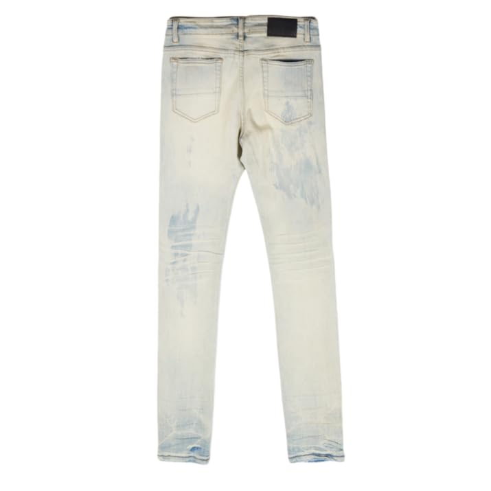 Men's Stretch Denim Skinny Pants with Zipper Closure - Men's Spring/Autumn Casual Pants2