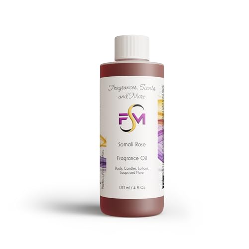 Somali Rose Fragrance Oil - 4 Fl Oz Plastic Bottle (120ml)
