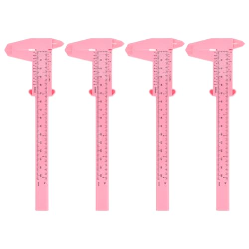 Calibrador deslizable plástico 15 cm 4 piezas DOITOOL miniatura 1