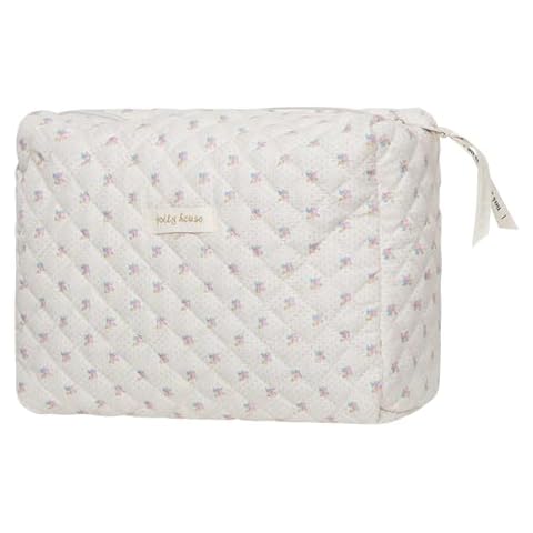 YSONG Makeup Cosmetic Bag ,Cotton Large Travel Organizer Toiletry Bag for Women for Toiletries Accessories Brushes Cover