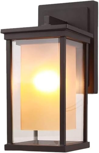 Aplique de pared europeo, clásico, retro, impermeable, Compatible with exteriores, aplique Compatible with jardín,Lujo