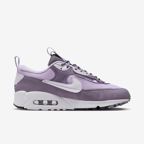 Nike Air Max 90 Futura Women's Shoes (DM9922-500, Daybreak/Lilac Bloom/Black/Barely Grape) Size 7.53