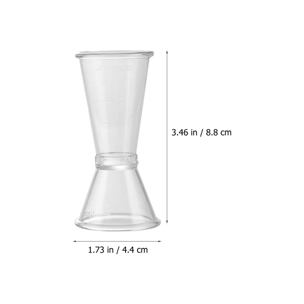 iplusmile 5pcs Double Jigger Measuring Cups Ergonomic Design for Precise Alcohol Measurement for Home Bars Parties Restaurants