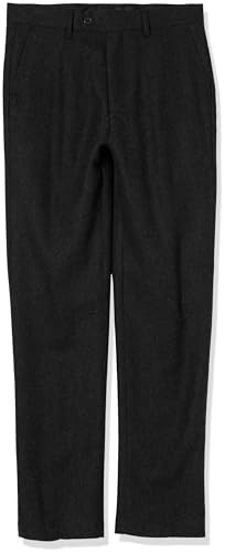 Isaac Mizrahi Boy's Slim Fit Solid Wool Blend Pants