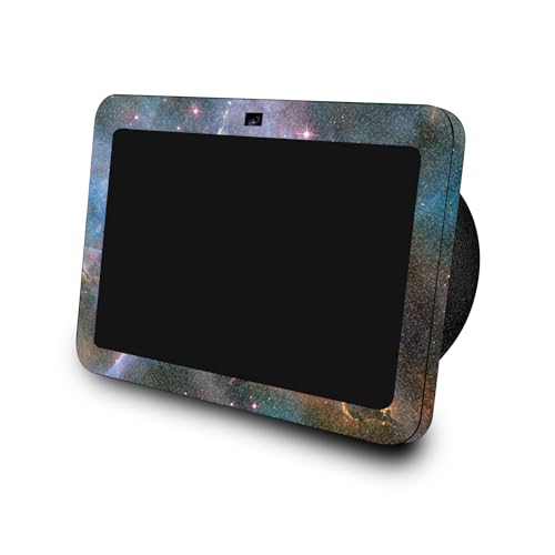 Image of Glossy Glitter Skin Compatible with Amazon Echo Show 8 (3rd Gen, 2023) - Golden Nebula - Premium 3M Vinyl Protective Wrap Decal Cover - Easy to Apply | Crafted in The USA by MightySkins