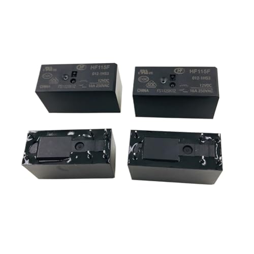 Relais 6 broches HF115F 12V JQX-115F-012-1HS3 composant électronique 16A