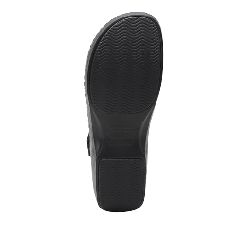 Image of Alegria Women's Opal Leather Shoes with Slingback Open Back Sandals