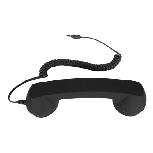 Culnflun Handy -Handy -Mobilteil USB C Strahlungsnachweis Vintage Telefon Handy mit 3,5 mm Sockel für Smartphone -Retro -Stecker im Stil von ABS -Material (Black 7330F3852)