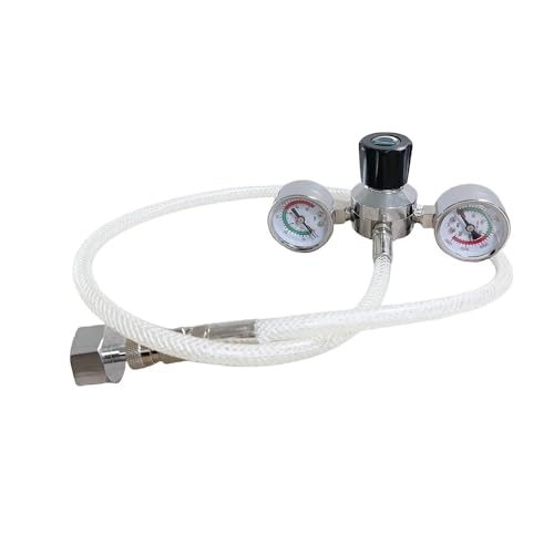 Upgrade Pressure Regulator for Whipped Cream Charger Suitable For Standard Whipping Cream Dispenser,Compatible with 0.95l Blue Tank