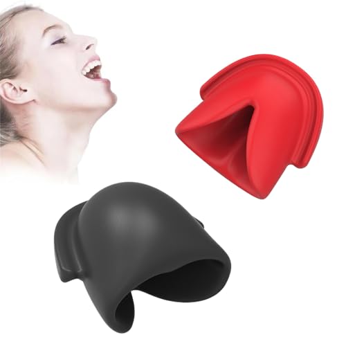 Jomyu BDSM Knebel Mund Bondage Extrem Zungenfixierung Unsichtbarer Knebel Ball Gag Extrem Deep Throat Ball Erotik Sexspielzeug Bondageset Fessel Set SM Sklaven Fetisch für Paare Frau Männ (Schwarz)