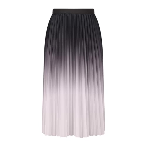FZYLQY Gradient Color Skirt for Women Fashion Elegant High Waist Pleated Skirts Casual Slim Fit Basic Go Out Midi Skirt 20253