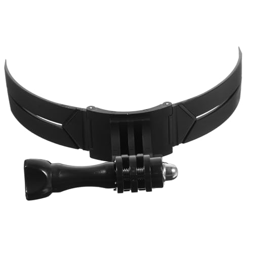 MUCKLILY Universal Motorcycle Camera Mount Stand Abs Material Secure Chin Brace for Action Cameras