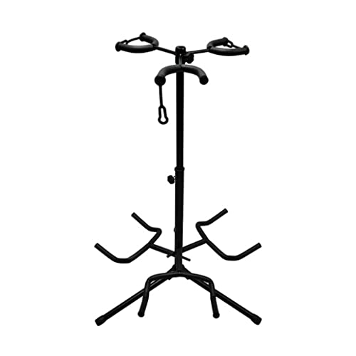 JHHDP Trépied réglable pour guitare électrique et basse 3 supports - Les Beatles, Paul McCartney, John Lennon, RIngo Starr, George Harrison JHHDP Trépied réglable pour guitare électrique et basse 3 supports