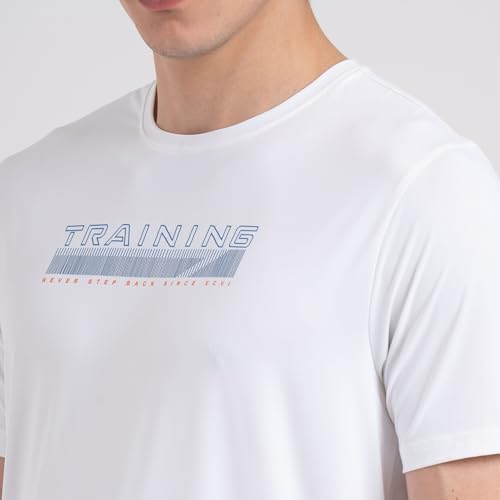 Image of Red Tape Printed Activewear Round Neck T-Shirt for Men | Premium Comfort
