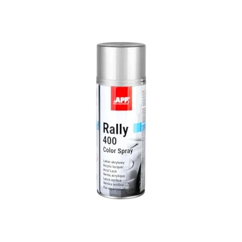 Bombe de peinture argentée APP Rally 400 Cover