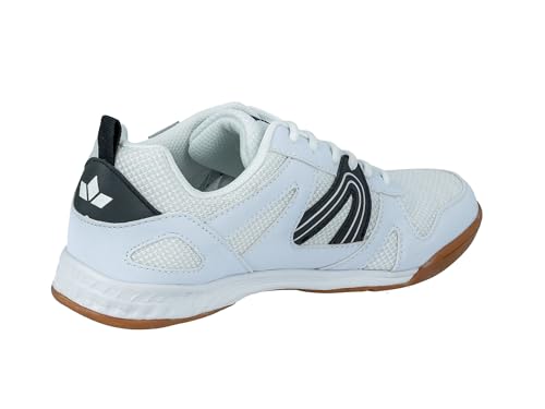 Lico Herren Fit Indoor Hallenturnschuh, Weiß Marine, 43 EU