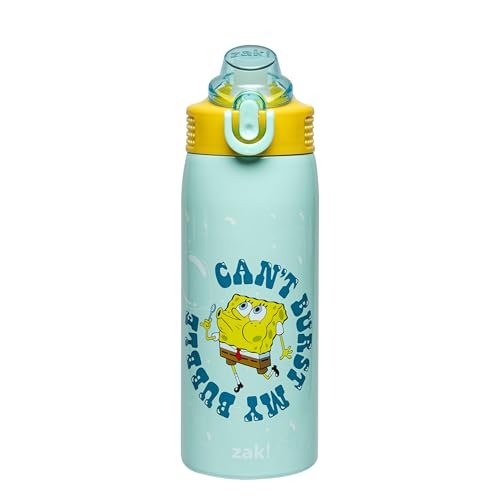 Image of Zak Designs SpongeBob Sage 19oz Leak-Proof Straw Kids Water Bottle