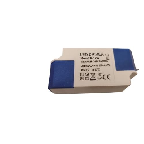 Pilote LED 300 mA contre le clignotement des spots downlight transformateur externe en plastique