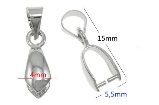 20 Passanti Per Rimorchio, Occhielli Per Catena, Clip Per