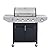 4-Burners Propane Gas Grill with Side Burner & Thermometer, 42,000 BTU Output Stainless Steel Grill for Outdoor BBQ and Camping, Patio Backyard Barbecue (4 Burner+Side Burner)