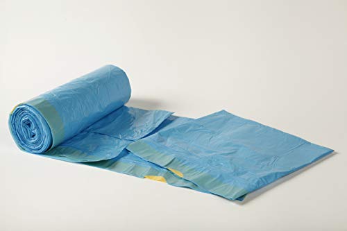 Dover-Roll Alças 30L Azul, Rolo com 20 Sacos para Lixo