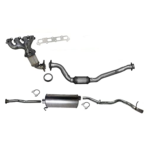Exhaust System Converters Muffler and Pipe Replacement Part For GMC Canyon Chevy Colorado 2.9L 126 WB 07-12