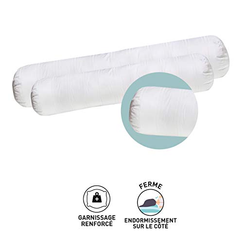 Blanrêve Cuscino Cilindrico Rigido Sintetico