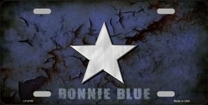 LP-8106 Bonnie Blue Star Novelty o17dgp07b65 Metal License Plate LP-8106 Metal 0549hox0j License Plate Sign asde 6""" x 12""" Automotive high Gloss Metal lice