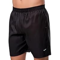 ELITE Bermuda Microfibra Leve com Cordão Ajustável Masculino Adulto, Preto, EG3