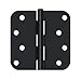 Deltana S44R5N1B - Steel Hinge 4 X 4 X 5/8 R NRP US1B