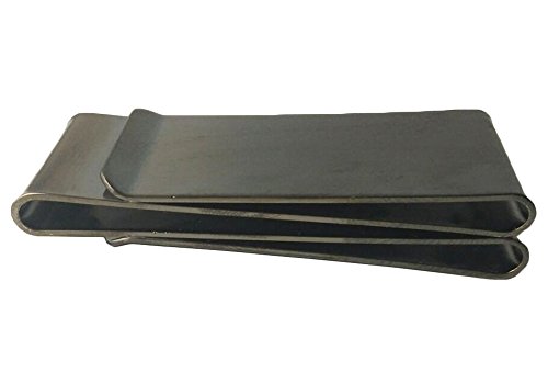 Money Clip Double-Sided Credit Card Holder Cool Stainless Steel Card Holder for Men