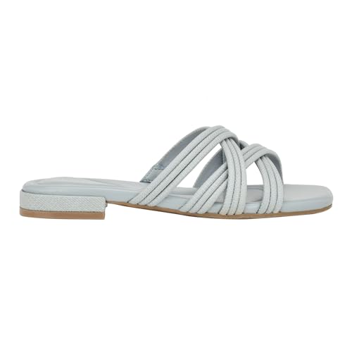 Calvin Klein Women's Trivy2 Sandal, Pearl Blue 450, 8.5 - image 5