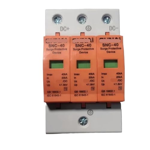 Parafoudre protecteur 2 pôles DC1000V pour éviter les pannes d'onduleur solaire
