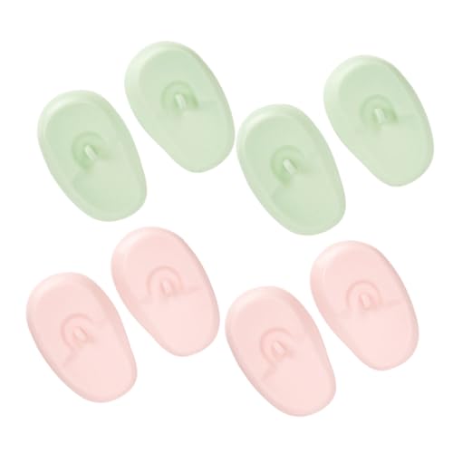 Gatuida Copri Orecchie per Tingere i Chioma in Silicone, 4 Paia Paraorecchie Resistenti al Calore per Uso Domestico e Protezione Auricolare Confortevole