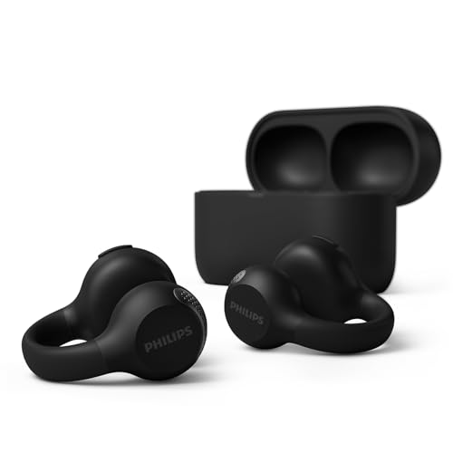 Écouteurs True Wireless Philips TAQ2000BK noir open ear multipoint autonomie 28h